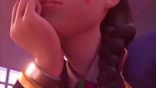 D.Va uses her phone in class because she is bored
