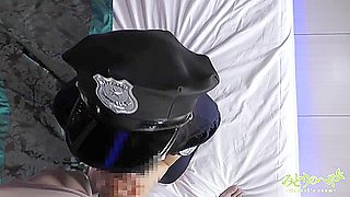 A Japanese Girl Wears A Police Uniform And Has Sex On The Job
