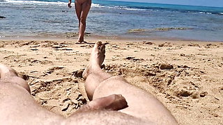 on the beach the stepdaughter sucks off her stepfather