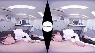 Japanese horny whore VR heart-stopping movie