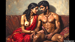 Desi hot foursome wife sharing with my cousin brother, desi wife enjoying foursome sex