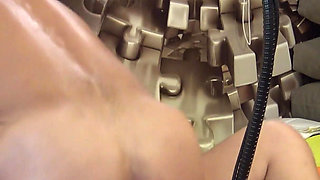 Behind the Scenes of Long Legged Elena Lux Has Fun