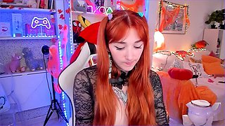 Big ass, red head, fortnite gameplay