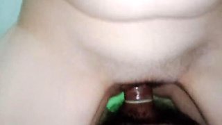 18yo Stepsister Rides My Dick - Huge Cumshot & Big Tits - Homemade Sex