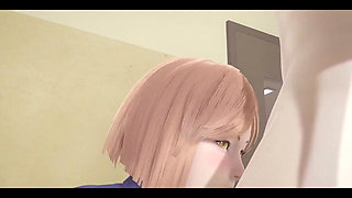 Jujutsu Kaisen Hentai - Nobara Kugisaki Blowjob and Fucked - Japanese Asian Manga Anime Game Porn