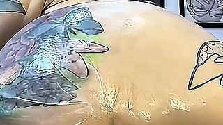 Anal Masturbation Tearing My Tight Ass with a Giant Monster Dildo. Anal Orgasms with Divers