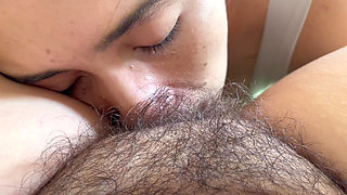 Small Clitoris Very Hairy Pussy Hot Lesbians and Lots of Pleasure