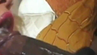 Hot Blonde in Sexy Lingerie Gets Fucked by a Big Black Cock