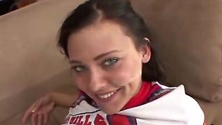 Jizz In The Mouth Of Cheerleader Ivy