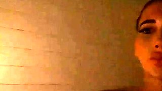 Blonde babe britney braces solo dildo masturbation