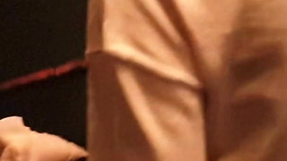 Two German Best Friend Teens Give Risky Public Blowjob at Cinema and Swallow