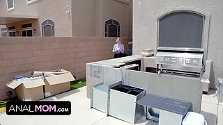 Dee Willams, the busty MILF, gets naughty in private property & rides a big dicked hippie