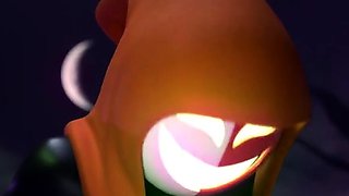 Princess Daisy gets railed by a ghost multiple times