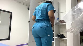 Oiled Ass Patient Recorded in Office