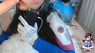 Asmr Cosplay Dva Overwatch Blowjob so Hot