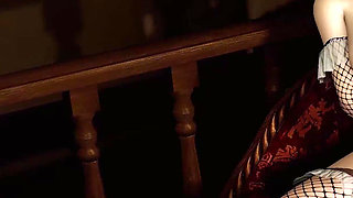 Maid Rae Lil Black Fucks Maximo Garcia Hard with Big Cock and Cum on Face and Breasts.