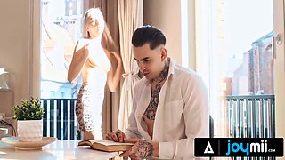 He Bangs His Girlfriend On The Kitchen Table In Front Of The Windows For Everyone To See - Bernie Svintis