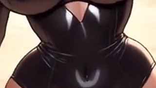 Sexy Outfits Try on and Dancing! Teasing Big Boobs and Perfect Body! Cartoon