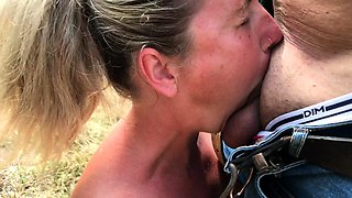 Amateur mature couple blowjob