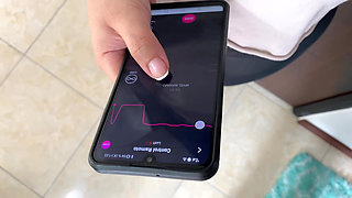 Lush Public Lush!!! My Stepsister Discovers Me and Then Checks on Me!!! I Was Too Horny to Stop Omg!!!!