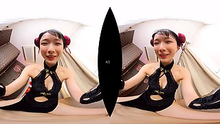 Asian babe amazing POV cock sucking