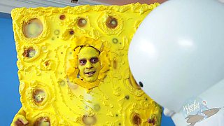 SpongeKnob SquareKnuts: Blowjob, Cumshot  Interracial Porn