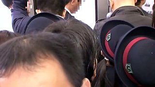 Japanese teen loving hardcore group sex