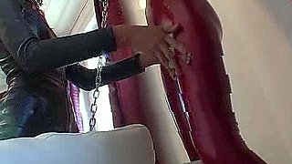 pleasing fetish anal actions with latex and bdsm