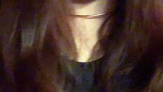 Blonde amateur gives webcam show with toys
