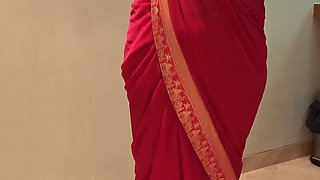 Sassy Riya #5 Wearing Saare