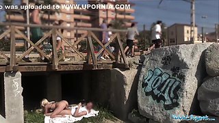 Fucked On The Beach In A Bikini - Liz Rainbow And Petite Blonde