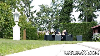 Energetic Sam Bourne and Tanya Virago at tattoos smut