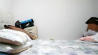 Amateur Blonde Chick Strips To Thong