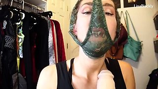 LinaBlackly - Caught Neighbor Stealing Panties