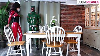 Amateur fetish BDSM action with redhead