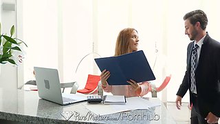 Redhead MILF Krissy Lynn Takes Lucas Frosts Anal