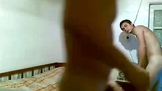 Skinny blonde is about to get rammed by two: Amateur  Stripchat Porn