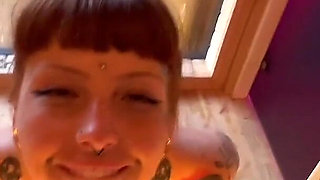 Steamy Sauna Fun with Facial Ending