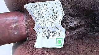 Due to the Sealed Pussy, the Ass-komal's Husband's Cleaning Woman.