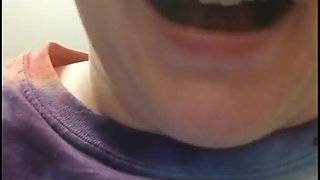 Pissing and fingering in aircraft toilet