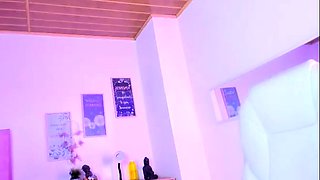 Small tits shemale gets banged in bed