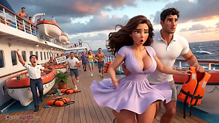 Alone on a Tropical Island with My Stepsister  - Ai generated Porn