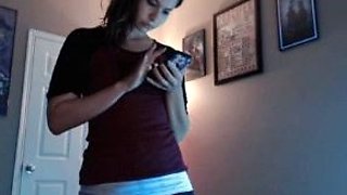 Teen Cute Italian Brunette Solo At