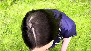 Pov handjob and blowjob with a brunette fox