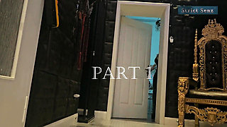 Sheela Sinner Long Nails Oiled Body Tickling Bondage on the Rack Part 1