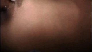 Blonde and brunettes busty MILF sucks and fucks