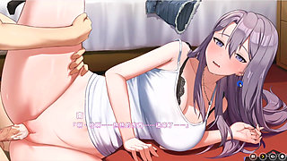 Hentai Game - Curvy Big Boobs Girl Intense Sex Scene