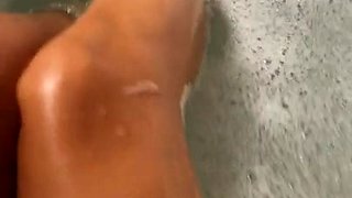 Amateur blondie solo anal masturbation