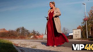 Lusty Busty Blonde BBW Picks Up a Shy Nerd & Tempts Him To Please Her With His Young Cock