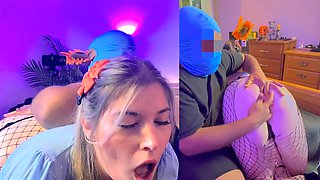 Snowbunny slut gets her fill of manmeat after a hard spanking